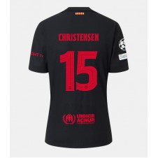 Barcelona Andreas Christensen #15 Bortatröja 2024-25 Korta ärmar